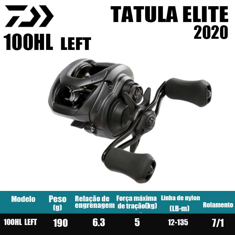 Carretilha De Arremesso DAIWA 2020 TATULA ELITE 100 103Série, Peça De Reposição Para Pesca Em Água Doce E Salgada. Local De Produção: Tailândia