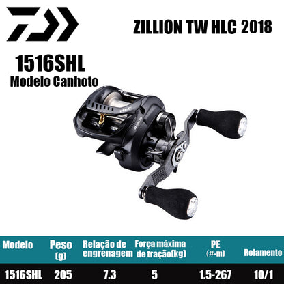 DAIWA 2018 ZILLION TW HLC 1516SHL Modelo Canhoto