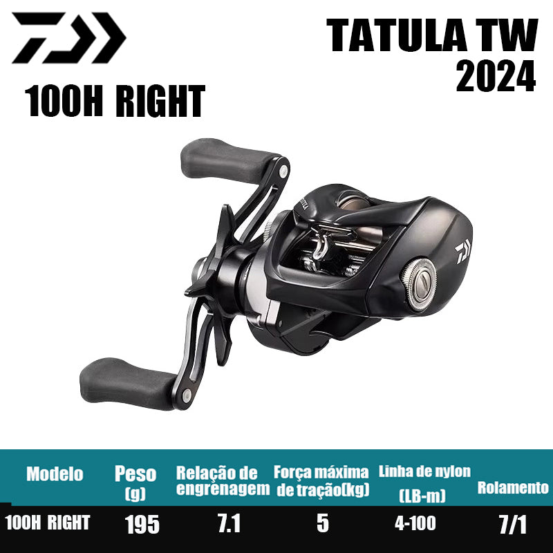 Carretilha De Arremesso DAIWA 2024 TATULA  TW 100Série, Peça De Reposição Para Pesca Em Água Doce E Salgada. Local De Produção: Tailândia