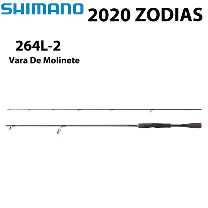 SHIMANO 2020 ZODIAS 264L-2 Vara De Molinete