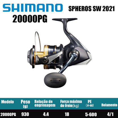 SHIMANO 2021 SPHEROS SW 20000PG