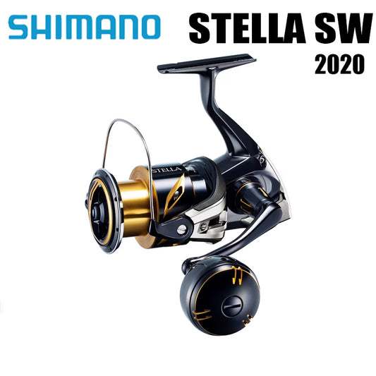 SHIMANO 2020 STELLA SW carretel de pesca bobina giratória de água doce peças de pesca de água salgada Origem: Japão