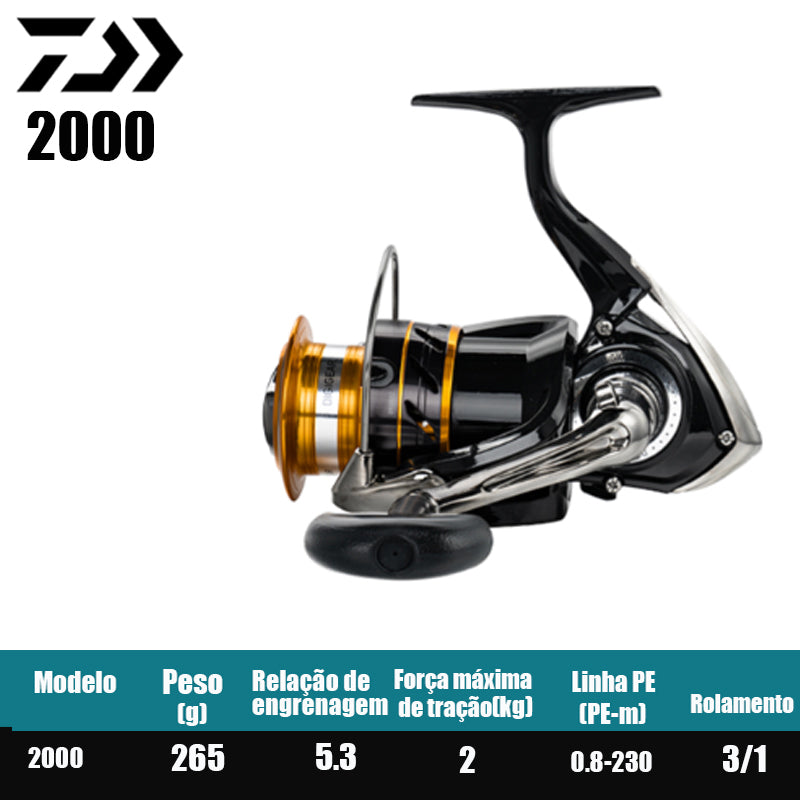 DAIWA 2021 MOSSION Spinning Reel Fishing Reel Fresh Water Salt Water Fishing Parts Origem Vietnã