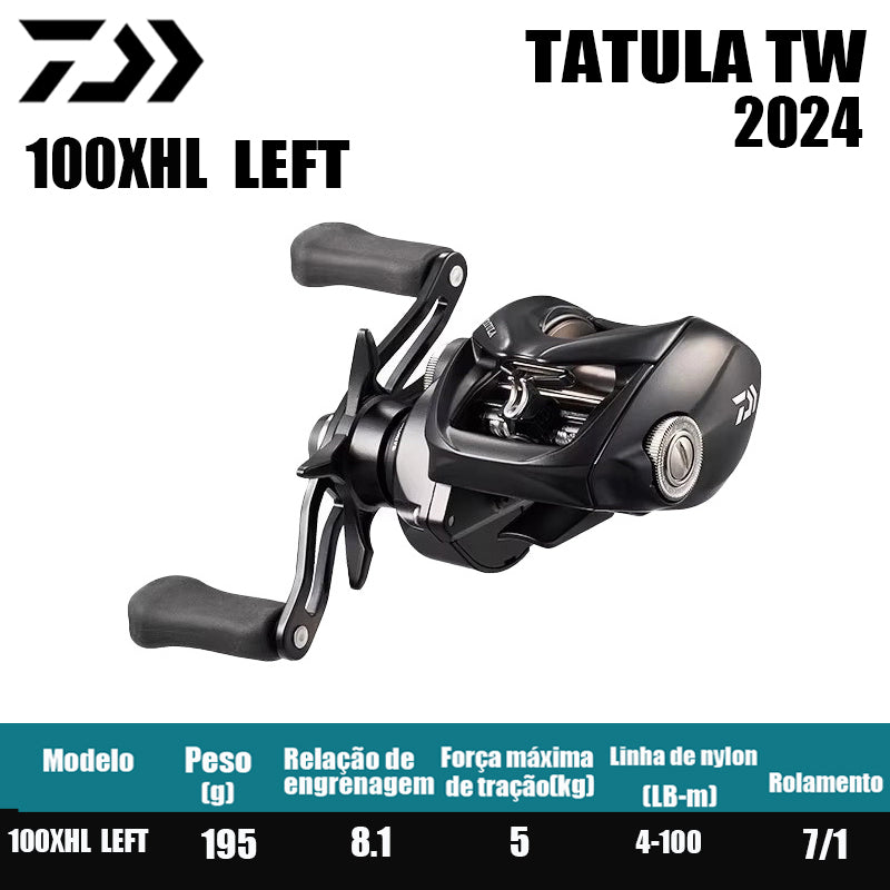 Carretilha De Arremesso DAIWA 2024 TATULA  TW 100Série, Peça De Reposição Para Pesca Em Água Doce E Salgada. Local De Produção: Tailândia
