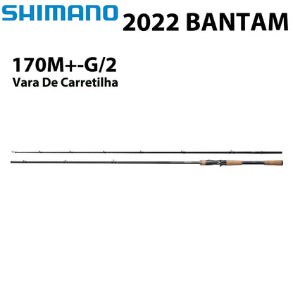 SHIMANO 2022 BANTAM 170M+-G/2 Vara De Carretilha