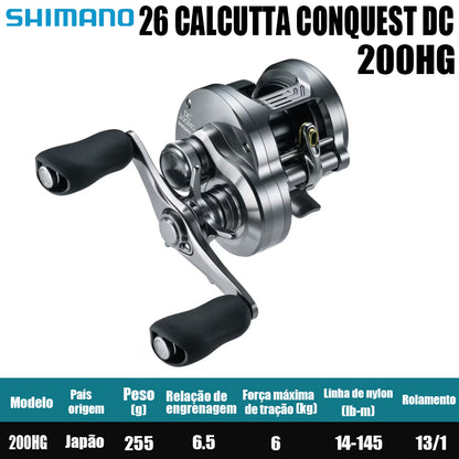 SHIMANO 2026 CALCUTTA CONQUEST DC 200HG Modelo Destro