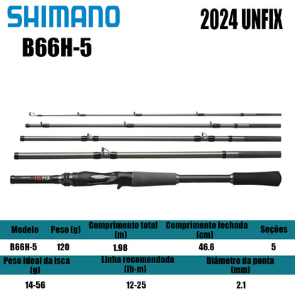 SHIMANO 2024 UNFIX B66H-5 Para Carretilha
