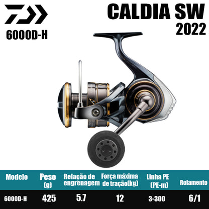 DAIWA 2022 CALDIA SW carrete de pesca carrete de filação de água doce peças de pesca de água salgada Origem China