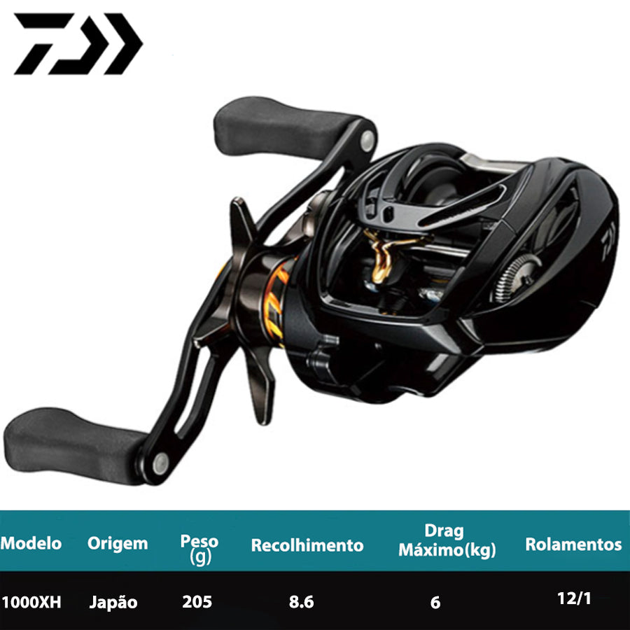 DAIWA 2021 MORETHAN PE TW 1000XH Carretilha Direita