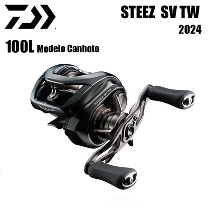 DAIWA 2024 Steez SV TW 100L Modelo Canhoto