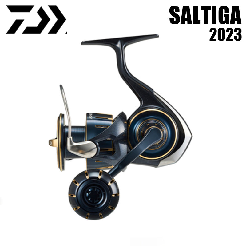 DAIWA 2023 SALTIGA Carretilha de Pesca Spinning Carretilha para Água Doce e Salgada Peças de Reposição Origem: Japão Lançamento de Longa Distância, Pesca de Barco, Pesca de Costa, Pesca Marinha, Carretilhas Grandes de Spinning.