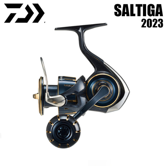DAIWA 2023 SALTIGA Carretilha de Pesca Spinning Carretilha para Água Doce e Salgada Peças de Reposição Origem: Japão Lançamento de Longa Distância, Pesca de Barco, Pesca de Costa, Pesca Marinha, Carretilhas Grandes de Spinning.