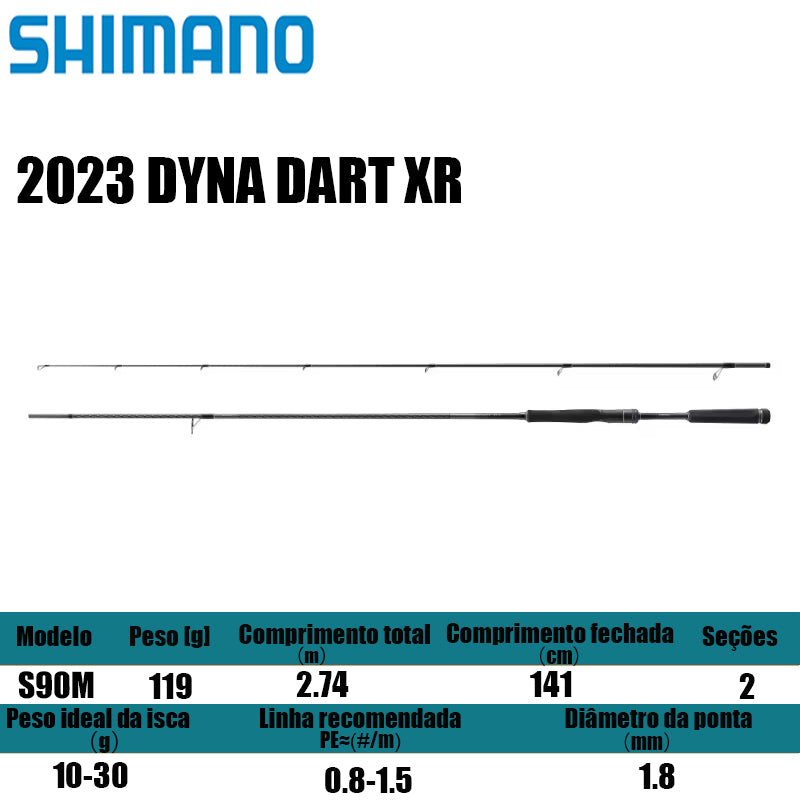 SHIMANO 2023 DYNA DART XR S90M para molinetes de pesca