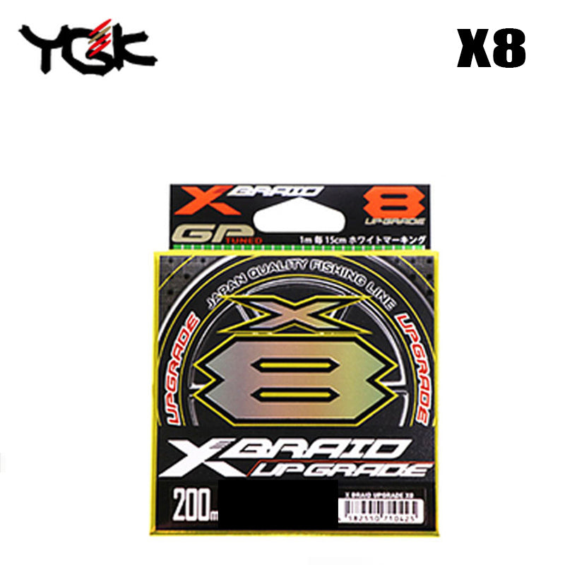 YGK X8-BRAID Upgrade  Linha De Pesca PE 150M 200M Verde (2 Carretéis)