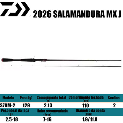 DAIWA 2026 SALAMANDURA MX J S70M-2 para molinetes de pesca