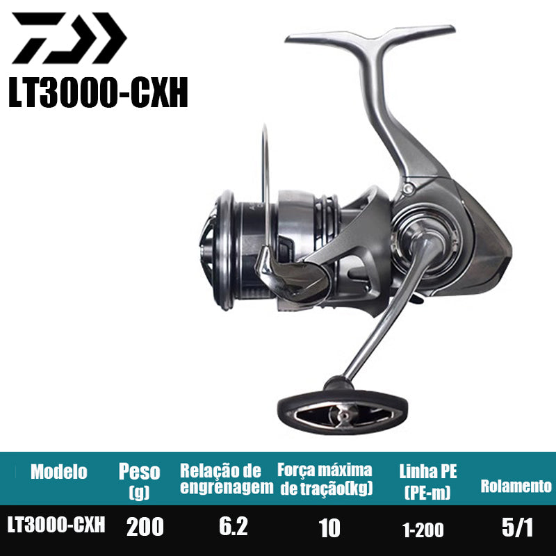 DAIWA 2023 EXCELER LT Spinning Reel Fishing Reel Fresh Water Salt Water Fishing Parts Origem Vietnã