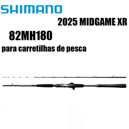 SHIMANO 2025 MIDGAME XR 82MH180 para carretilhas de pesca