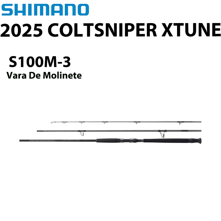 SHIMANO 2025 COLTSNIPER XTUNE S100M-3 Vara De Molinete