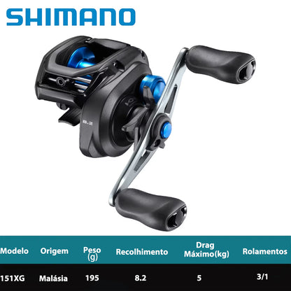 SHIMANO 2023 SLX 151XG Carretilha Esquerda