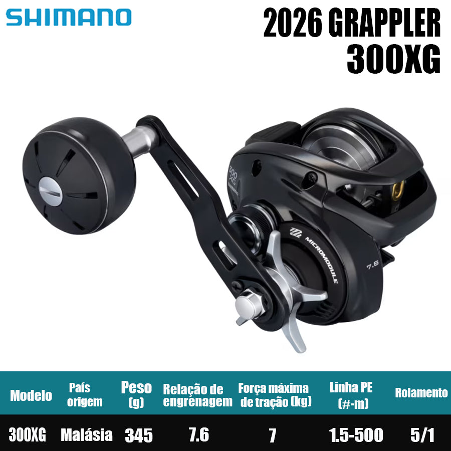 SHIMANO 2026 GRAPPLER 300XG Modelo Destro