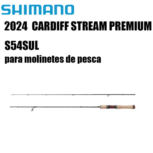 SHIMANO 2024  CARDIFF STREAM PREMIUM S54SUL para molinetes de pesca