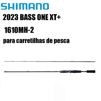 SHIMANO 2023 BASS ONE XT+ 1610MH-2 para carretilhas de pesca