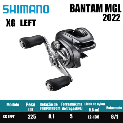 Carretilha De Arremesso SHIMANO 2022 BANTAM MGL , Peça De Reposição Para Pesca Em Água Doce E Salgada. Local De Produção: Malásia.
