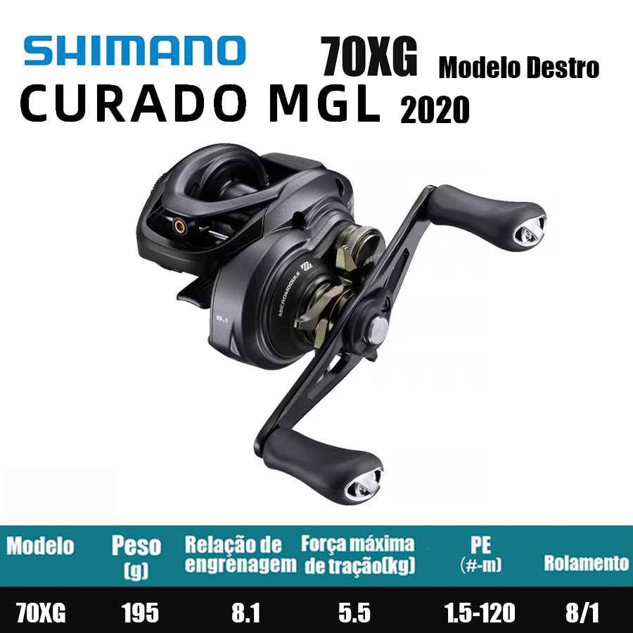 SHIMANO 2020 Curado MGL 70XG Modelo Destro