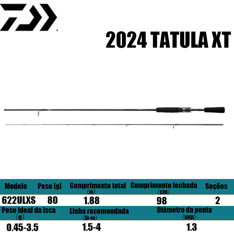 DAIWA 2024 TATULA XT 622ULXS para molinetes de pesca