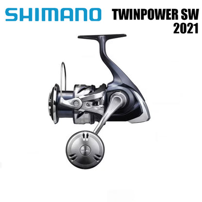 SHIMANO 2021 TWINPOWER SW carretel de pesca bobina giratória de água doce peças de pesca de água salgada Origem: Japão
