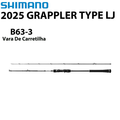 SHIMANO 2025 GRAPPLER TYPE LJ B63-3 Vara De Carretilha