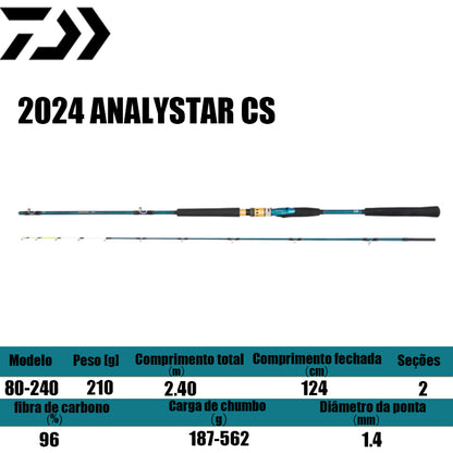 DAIWA 2024 ANALYSTAR CS 80-240 para molinetes de pesca