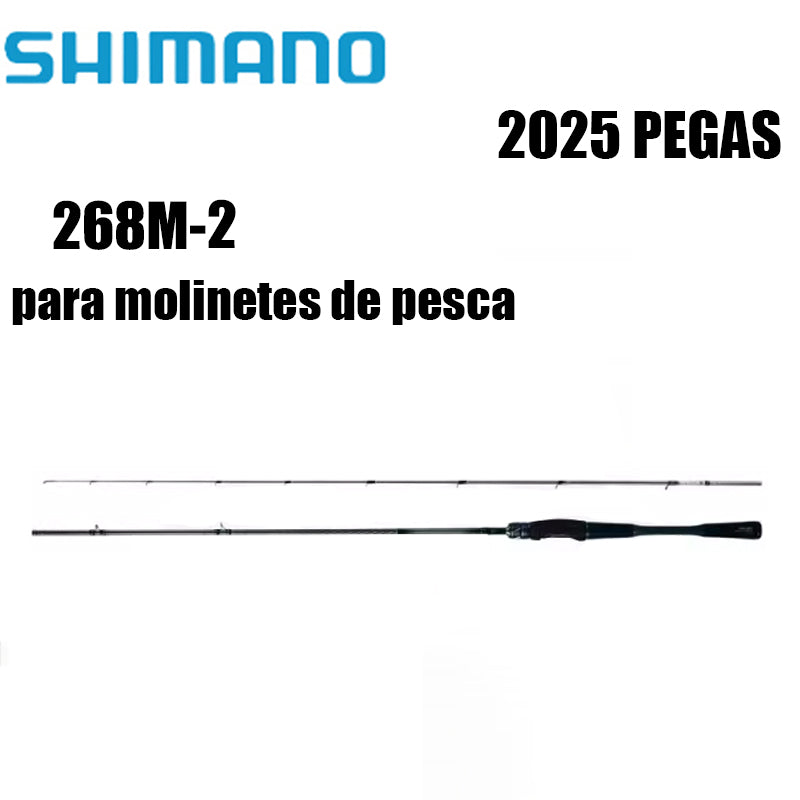 SHIMANO 2025 PEGAS 268M-2 para molinetes de pesca