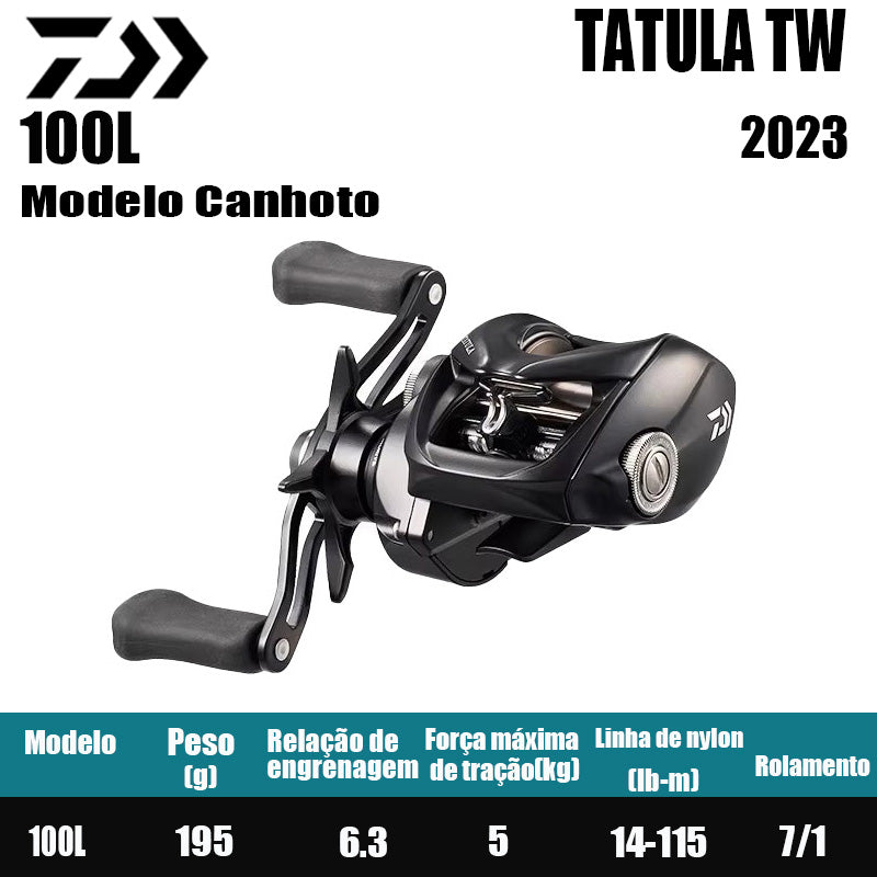 DAIWA 2023 TATULA TW 100L Modelo Canhoto