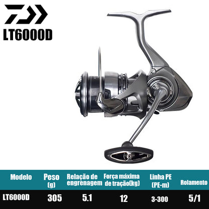 DAIWA 2023 EXCELER LT Spinning Reel Fishing Reel Fresh Water Salt Water Fishing Parts Origem Vietnã