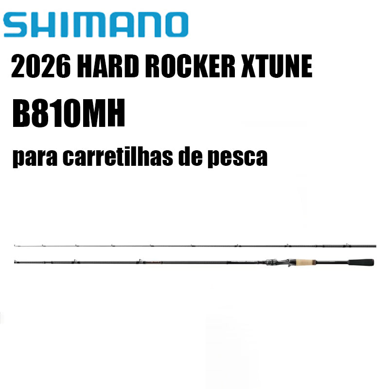 SHIMANO 2026 HARD ROCKER XTUNE B810MH para carretilhas de pesca