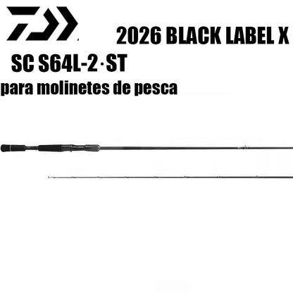 DAIWA 2026 BLACK LABEL X SC S64L-2·ST para molinetes de pesca