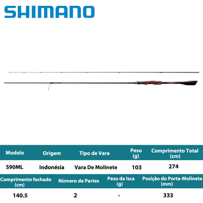 SHIMANO 2025 SEPHIA LIMITED S90ML Vara De Molinete
