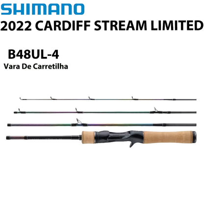 SHIMANO 2022 CARDIFF STREAM LIMITED B48UL-4 Vara De Carretilha