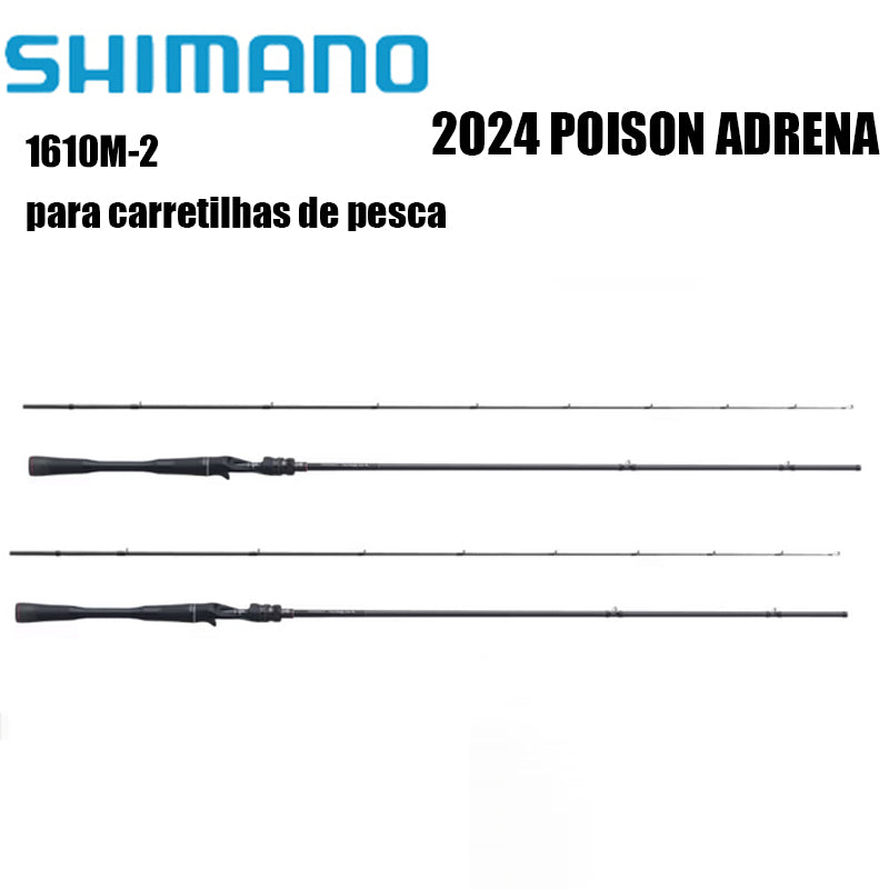 SHIMANO 2024 POISON ADRENA 1610M-2 para carretilhas de pesca