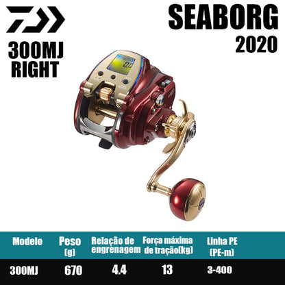 DAIWA SEABORG 100 200 300 400 500 600 Electric Reel Salt Water Fishing Reel fishing parts Origin: Japan Deep sea boat fishing  Electric winch wheel