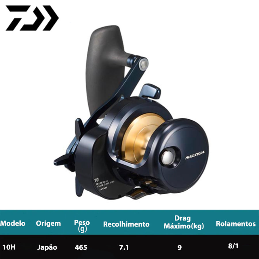 DAIWA 2025 SALTIGA 10H Carretilha Direita