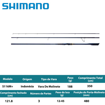 SHIMANO 2023 NESSA LIMITED S116M+ Vara De Molinete