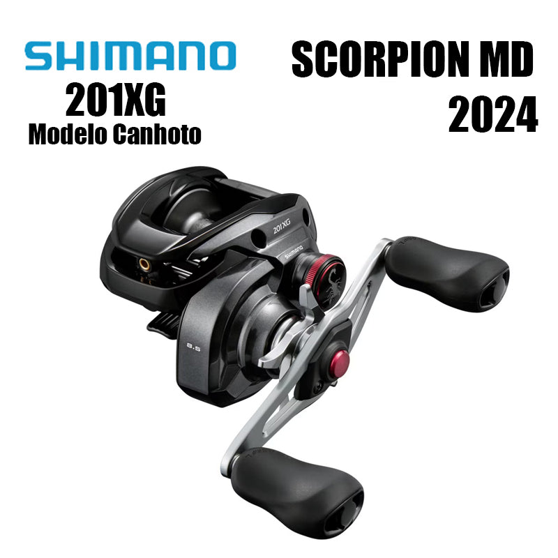 SHIMANO 2024 Scorpion MD 201XG Modelo Canhoto