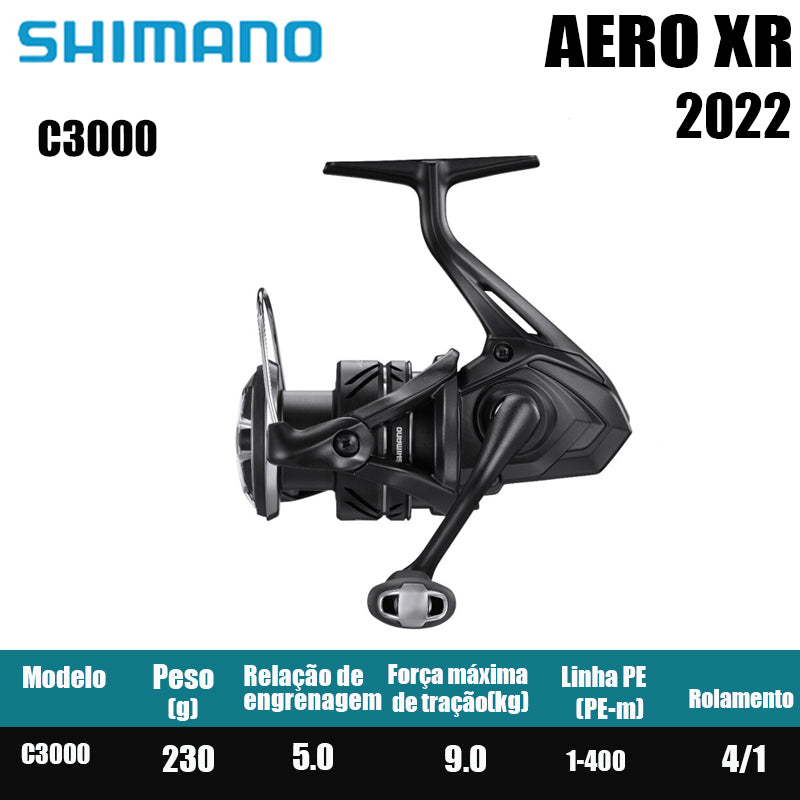 SHIMANO 2022 AERO XR carretel de pesca spinning carretel de água doce peças de pesca de água salgada Origem: Malásia