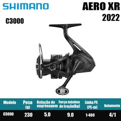 SHIMANO 2022 AERO XR carretel de pesca spinning carretel de água doce peças de pesca de água salgada Origem: Malásia