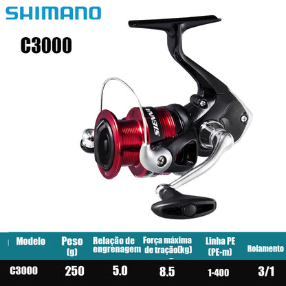 SHIMANO 2019 SIENNA fishing reel spinning reel fresh water salt water fishing parts Origem: Malásia  ﻿