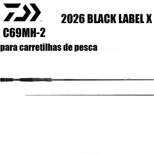 DAIWA 2026 BLACKL LABEL X  SC C69MH-2 para carretilhas de pesca