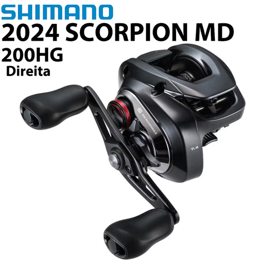 SHIMANO 2024 SCORPION MD 200HG Carretilha Direita