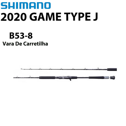 SHIMANO 2020 GAME TYPE J B53-8 Vara De Carretilha
